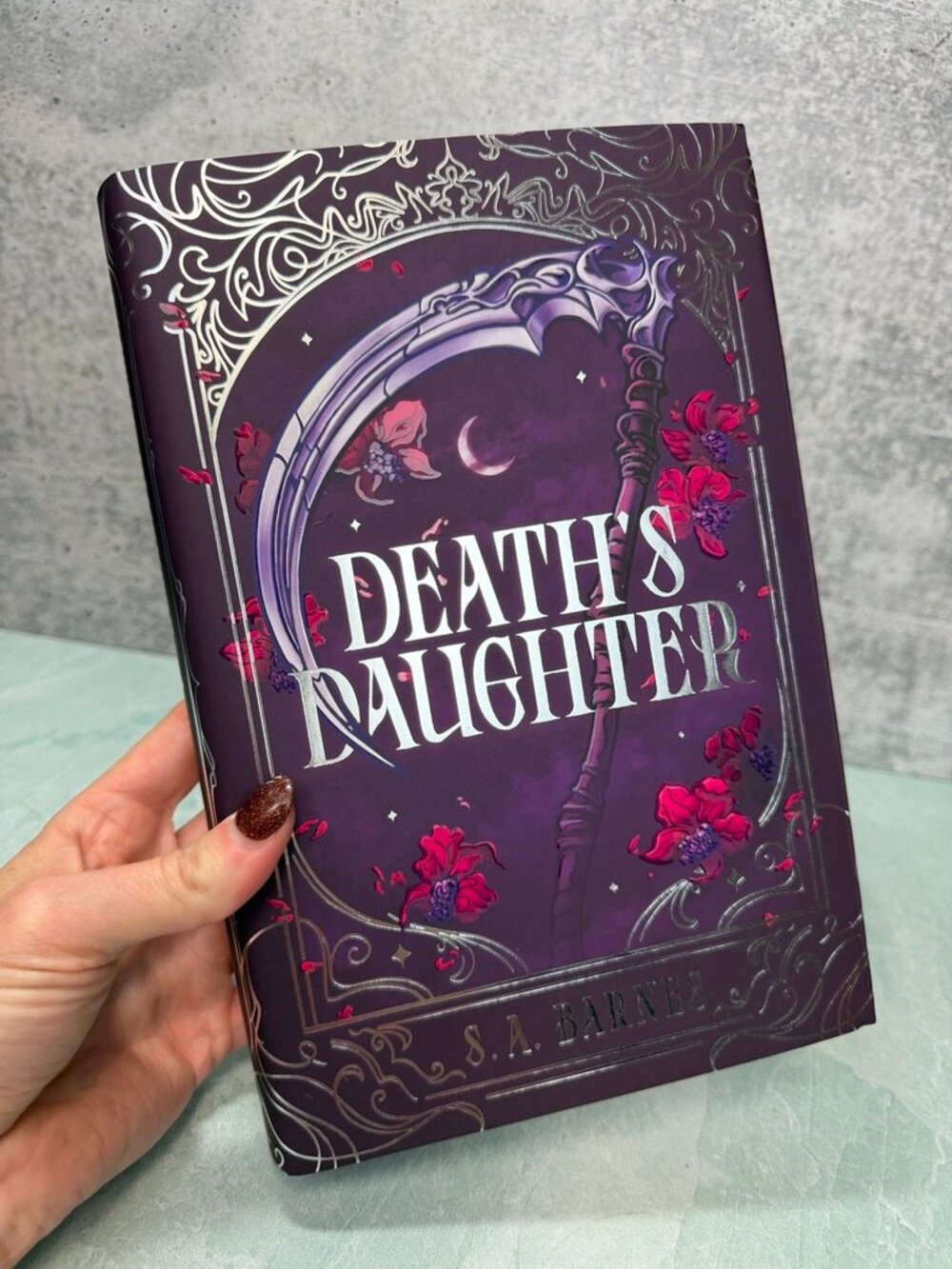 Fairyloot Death’s Daughter by S.A. Barnes Hardback